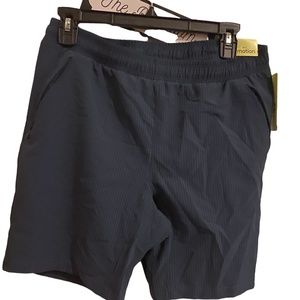 NAVY BLUE MENS 5 in SEAM SHORTS ALL FLEX